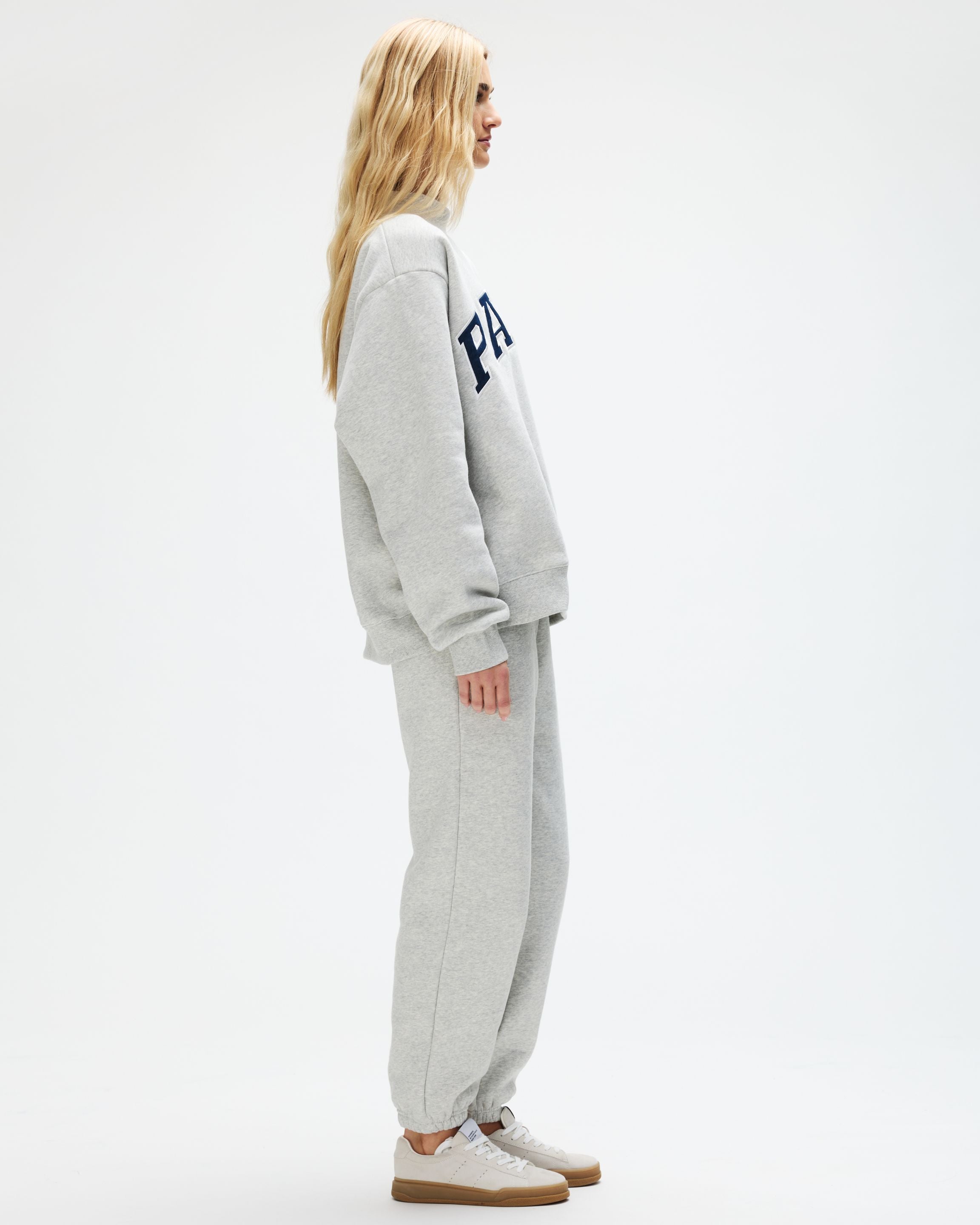 OG Varsity Mockneck - Classic Grey + Denim
